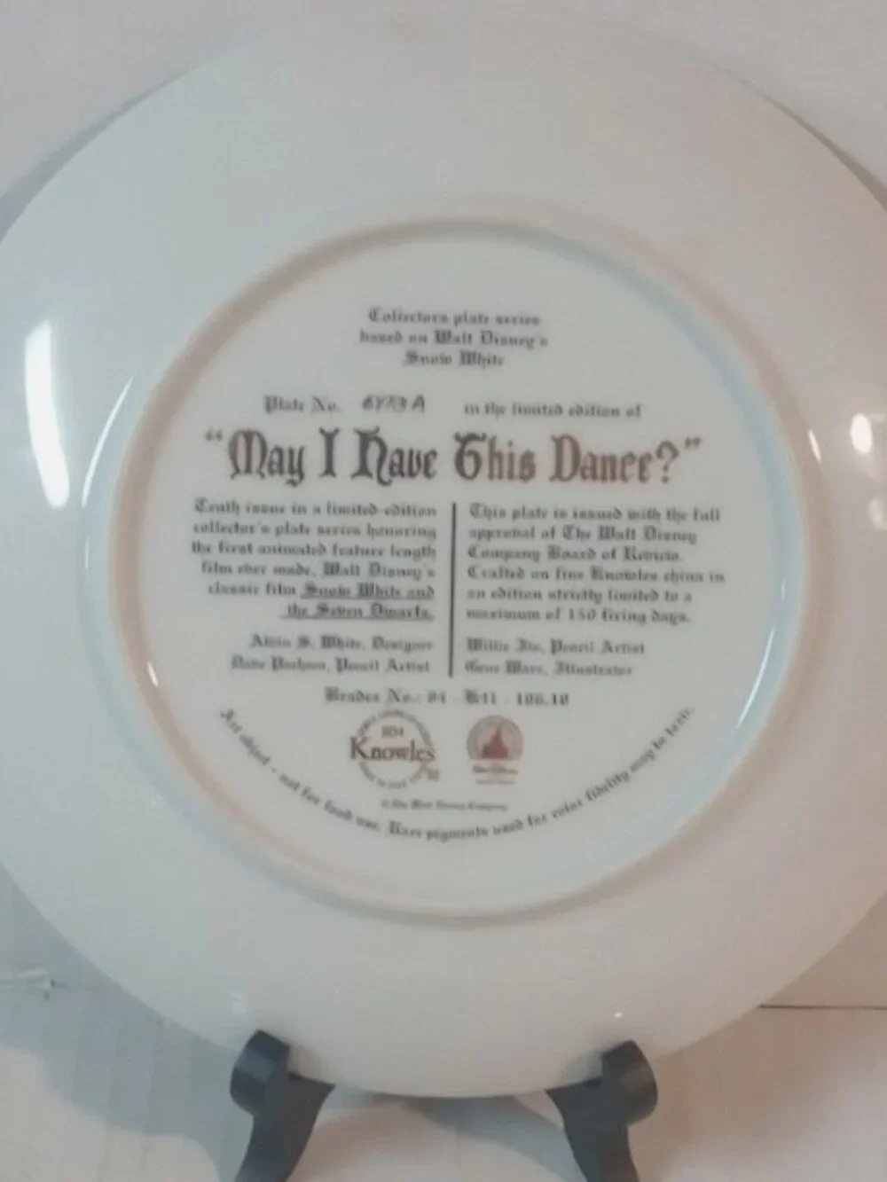 Disney Snow White & Seven Dwarfs Plates